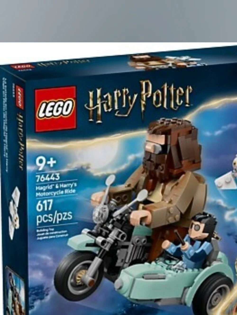 NIB LEGO Harry Potter Hagrid & Harry's Motorcycle Ride 76443 Hogwarts Wizarding